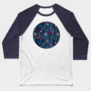Earth, Water, Fire, Air - a watercolor pattern Baseball T-Shirt